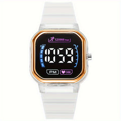 LED Display Children's Colorful Electronic Watch