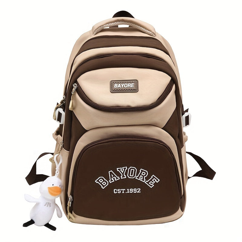 Nylon Lightweight School Bag Large Capacity Men's Backpack