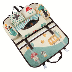 Cartoon Car Seat Back Storage Bag with Large Capacity