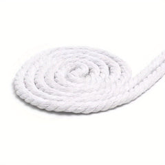 10 Yards 5MM Thick Three Strand Cotton Rope for Gardening, Decoration