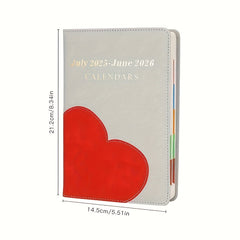 2026 Personalized Custom Text Notebook Daily Planner 365 Calendar