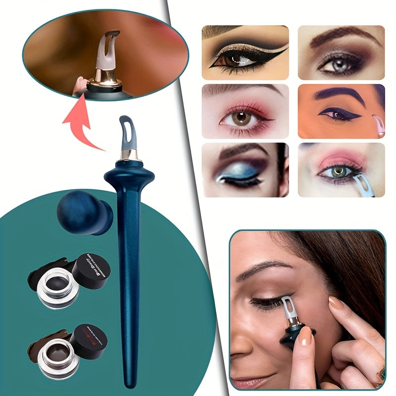 Silicone Eyeliner Brush Tool No Skip Reusable