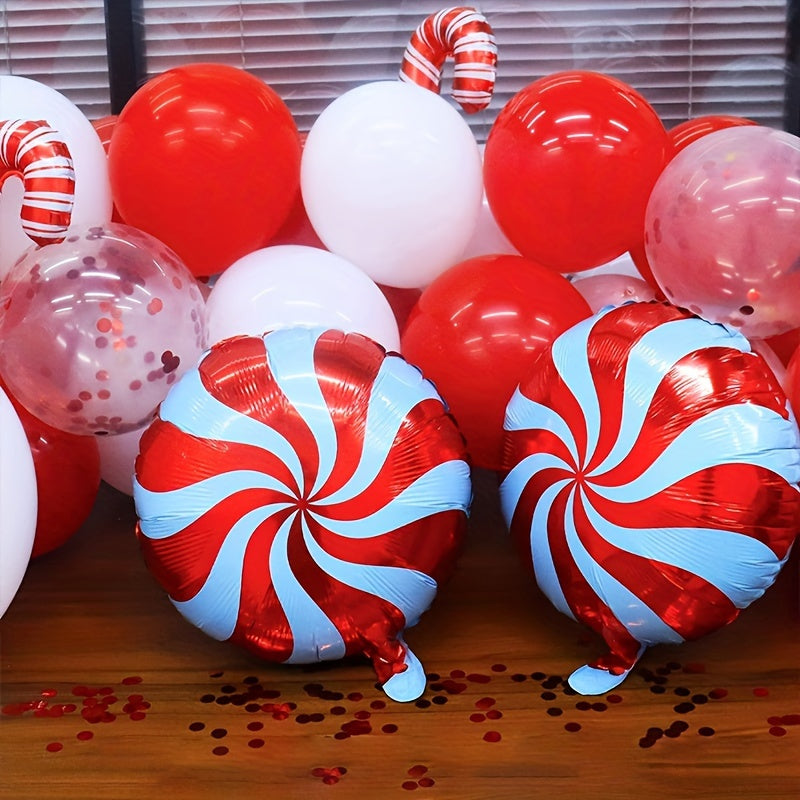 115pcs Christmas Candy Mixed Balloon Set