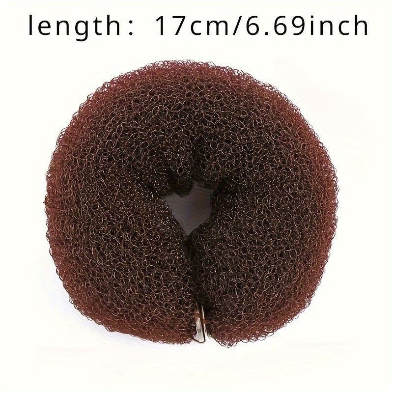 Hair Bun Maker Donut Styling Foam Sponge Ring Snap Roll DIY Tool