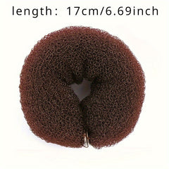 Hair Bun Maker Donut Styling Foam Sponge Ring Snap Roll DIY Tool