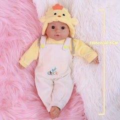 FUBCGS 16 Reborn Doll with Deer Hat & Sweater - Festive Gift Item