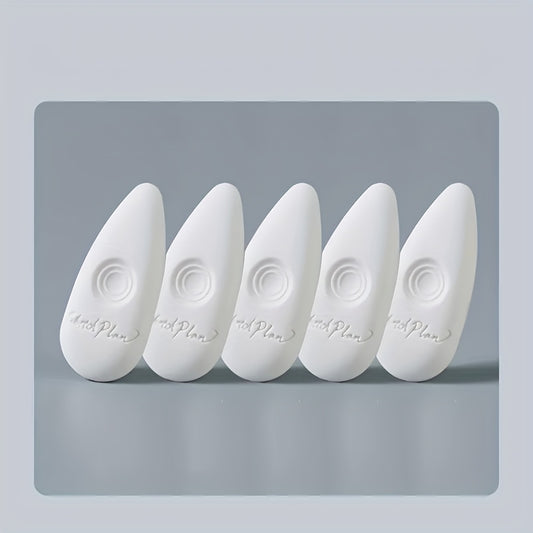 5pcs Art Sketch Erasers Low Dust Ultra Soft Material Ergonomic Triangular