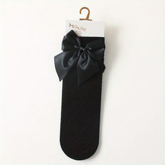 Girls Kids Sweet & Bowknot Crew Socks