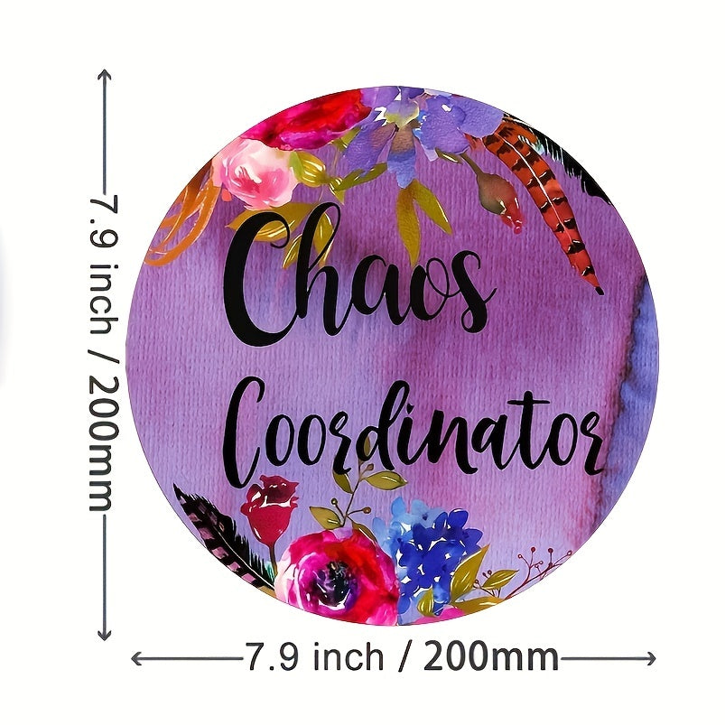 Chaos Coordinator Mouse Pad Desk Accessories Quote Mouse Pad