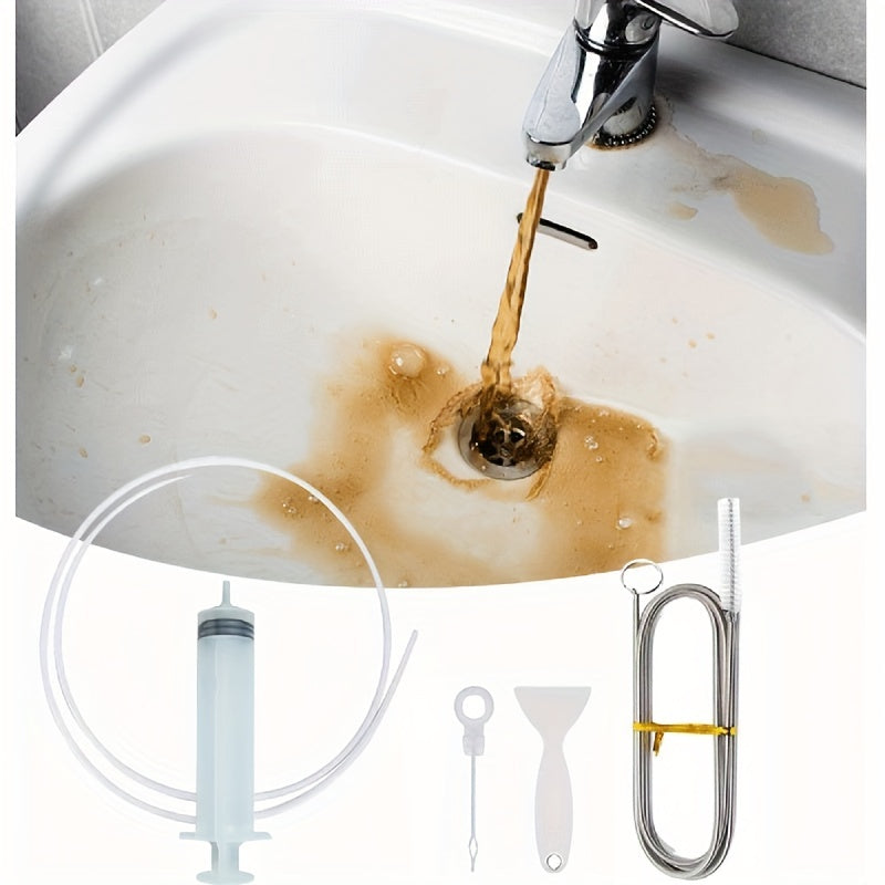 5pcs Refrigerator Drain Hole Clog Remover Fridge Cleaning Kit