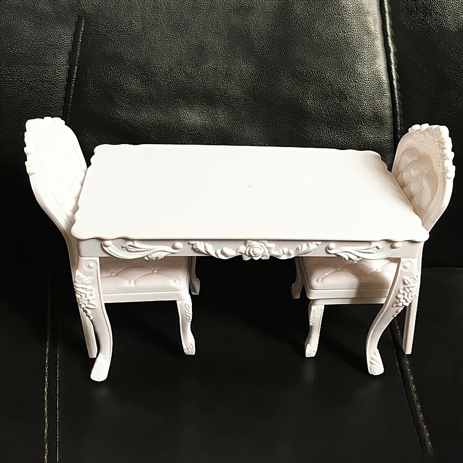 Table and Chairs Doll Kitchen Furniture Set