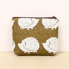 Children's Coin Purse Girls Mini Bag Zipper Key Bag Retro Canvas Small Purse