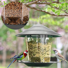 Stylish Plastic Bird Feeder for Wild Birds