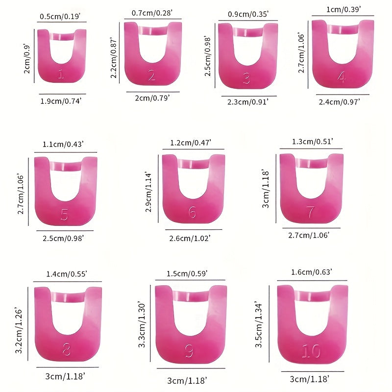 26pcs U Curve Nail Protector Set for Perfect Nail Art