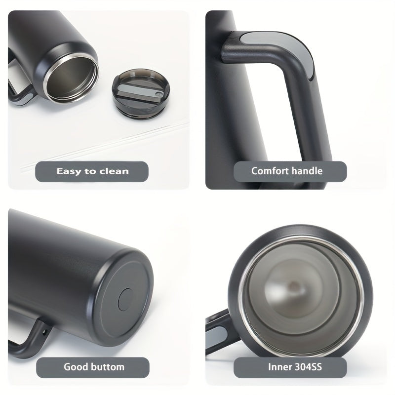 64oz Large Capacity Vacuum Insulated Water Bottle Stainless Steel with Handle