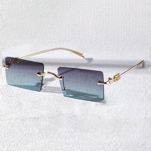 Metal Rimless Sunglasses