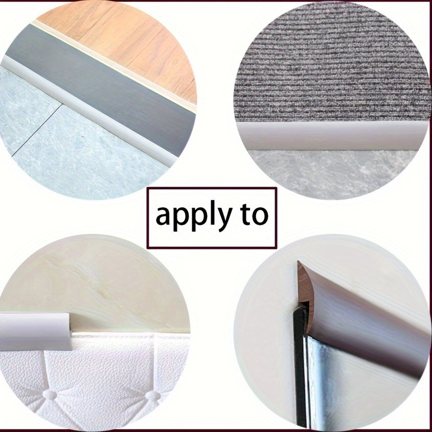 Self Adhesive PVC Floor Edge Strip Anti Collision Door Threshold Strip