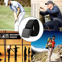 Men's Military Automatic Buckle Belt Tactical Canvas Belt