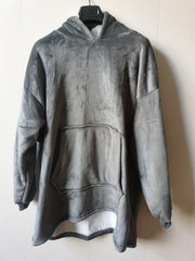  Fleece Cozy Warm Hooded Nightgown with Pockets