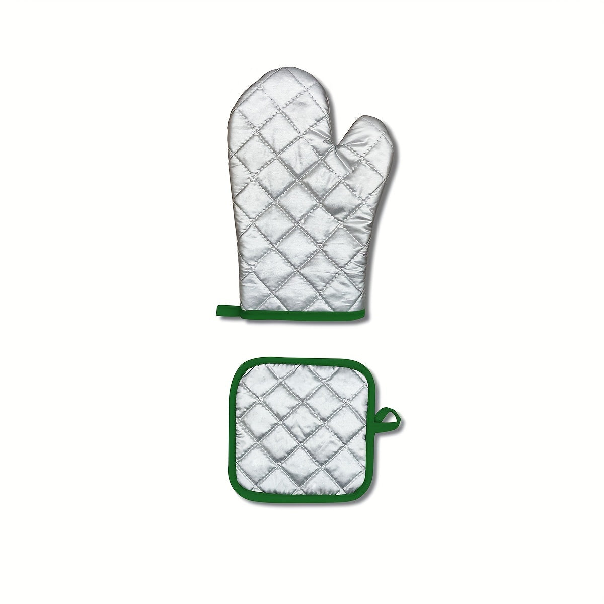2pcs Cotton Oven Mitts Daisy Pattern Baking Gloves