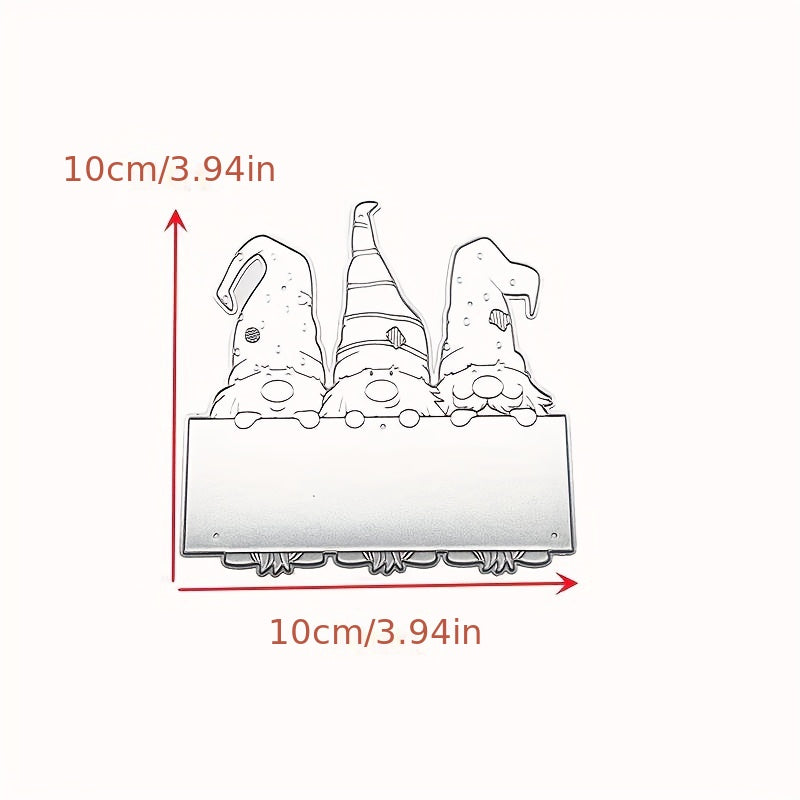 Santa Claus Embossed Mold DIY Scrapbooking Metal Cutting Stencils Christmas Dies