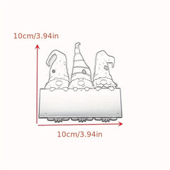 Santa Claus Embossed Mold DIY Scrapbooking Metal Cutting Stencils Christmas Dies