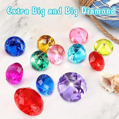 5 Diving Gemstone Pool Toys Set - Summer Swimming Party Love Underwater
