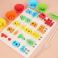 Wooden Math Enlightenment Toys for Fine Hand Movements