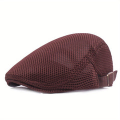 Men's Breathable Mesh Beret Painter's Hat
