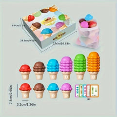 Ice Cream Alphabet & Number Learning Toy Stacking Toys
