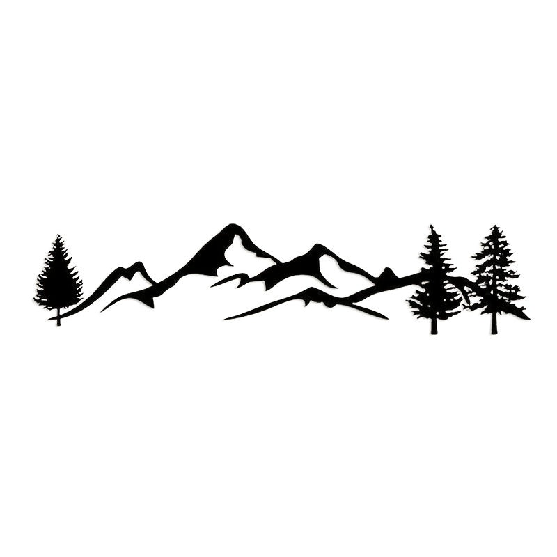 Car Reflective Mountain Flower Decal Vinyl Graphics Kit