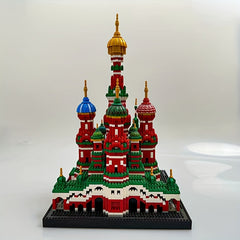 ABS Model of St Basil'S Cathedral Adult High Difficulty Building Block Toy