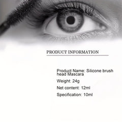 Waterproof Mascara Thickening Curling Silicone Brush Long Lasting Lashes