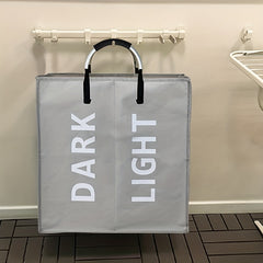 Large Foldable Laundry Basket with Waterproof Fabric and Handles