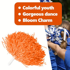 2pcs PE Plastic Cheering Poms Handheld Props Dancing Supplies