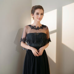 Women's Lace Shawl Floral Cape for Formal Attire