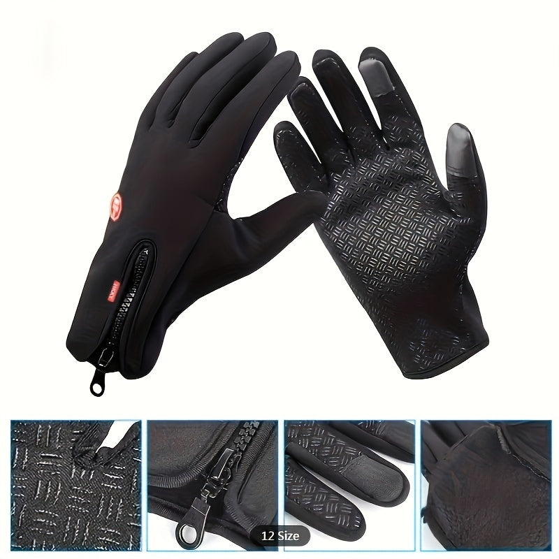 Winter Warm Waterproof Gloves for Outdoor Activities