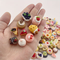 Mini Cakes Food Models Dollhouse Accessories Kids Toy