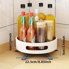 1pc Spice Spinner Spice Rack Organizer Tiered Spice Organizer Spice Bottle Holde