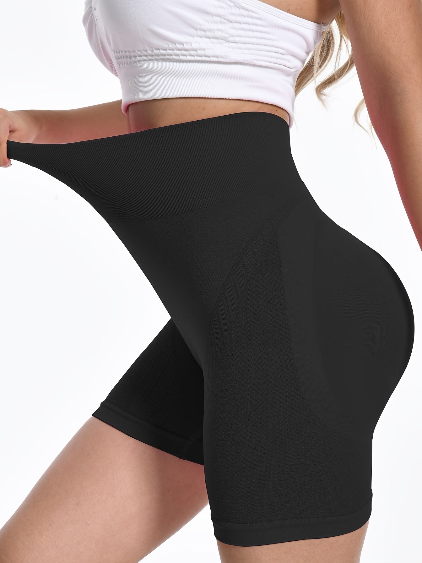 Seamless Peach Butt Yoga Sports Shorts Women