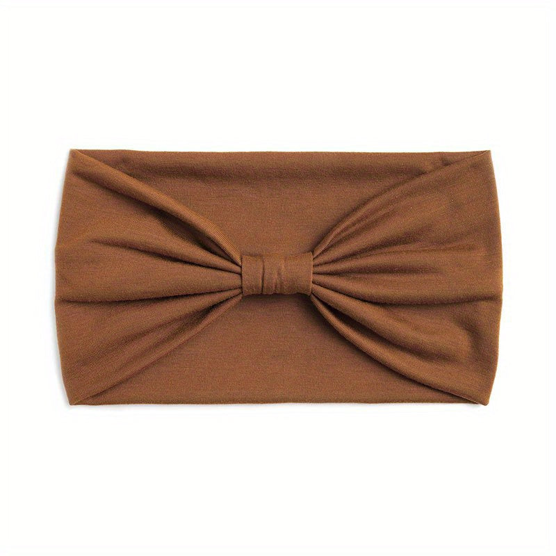 Knotted Headband Solid Bandana Sports Sweatband Hair Accessories