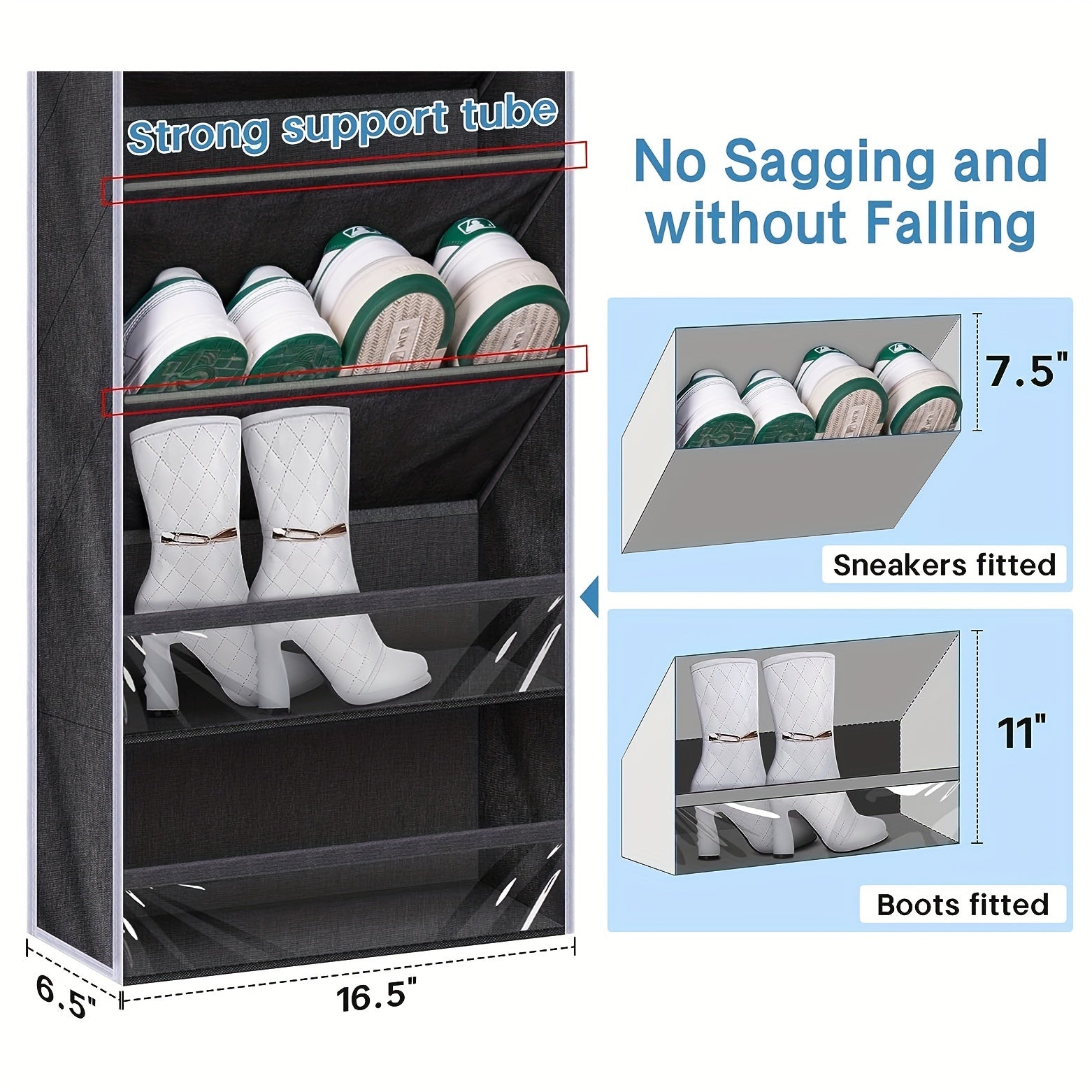 Over-the-Door Hat Storage Bag Organizer
