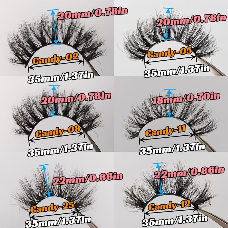 5D Fluffy Soft False Eyelashes with Lash Box