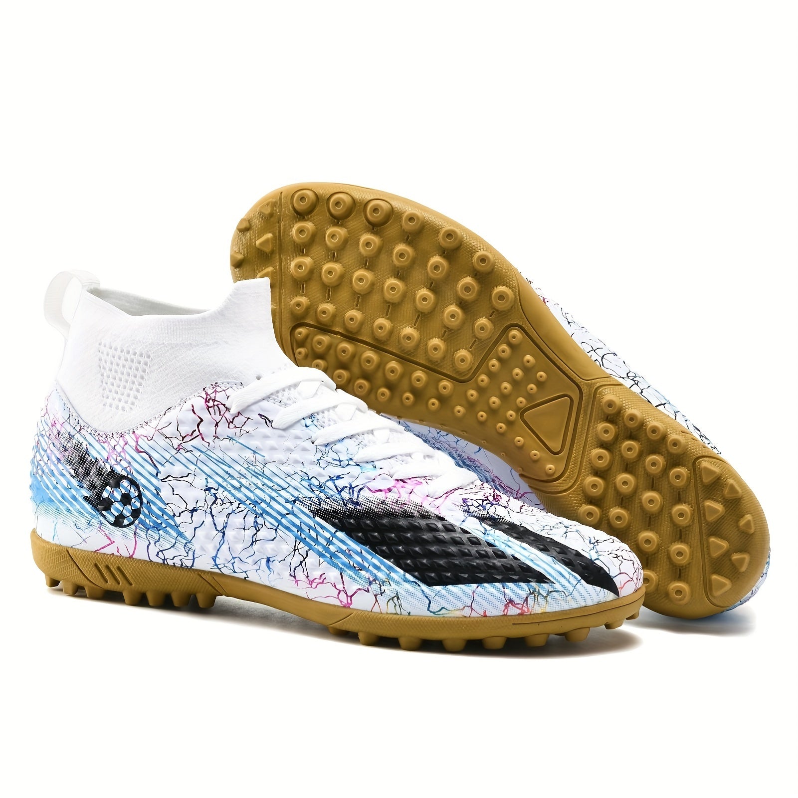 Professional High Top Soccer Cleats Shoes Competition Training Football Sneaker
