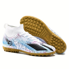 Professional High Top Soccer Cleats Shoes Competition Training Football Sneaker