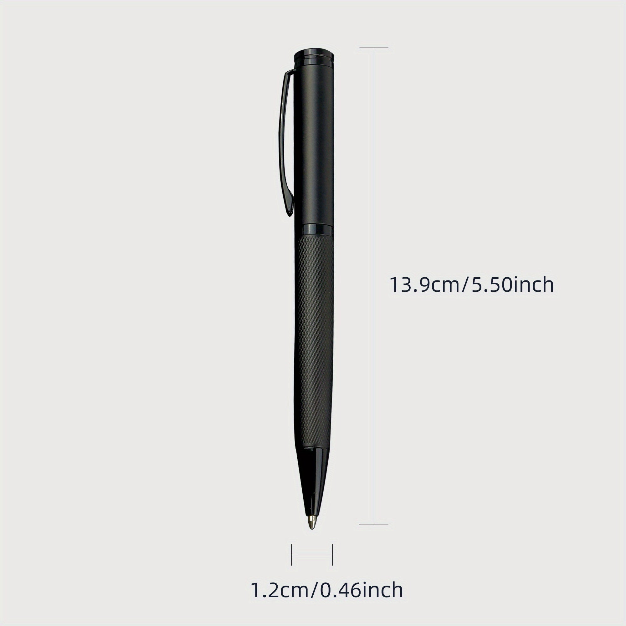 Metal Ballpoint Pen Texture with Refill for Business & Students