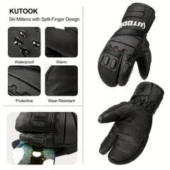 Winter Skiing Gloves Snow Warm Waterproof Windproof Gloves