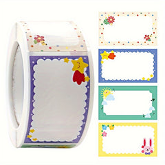 Cartoon Name Stickers for Personalizing Supplies