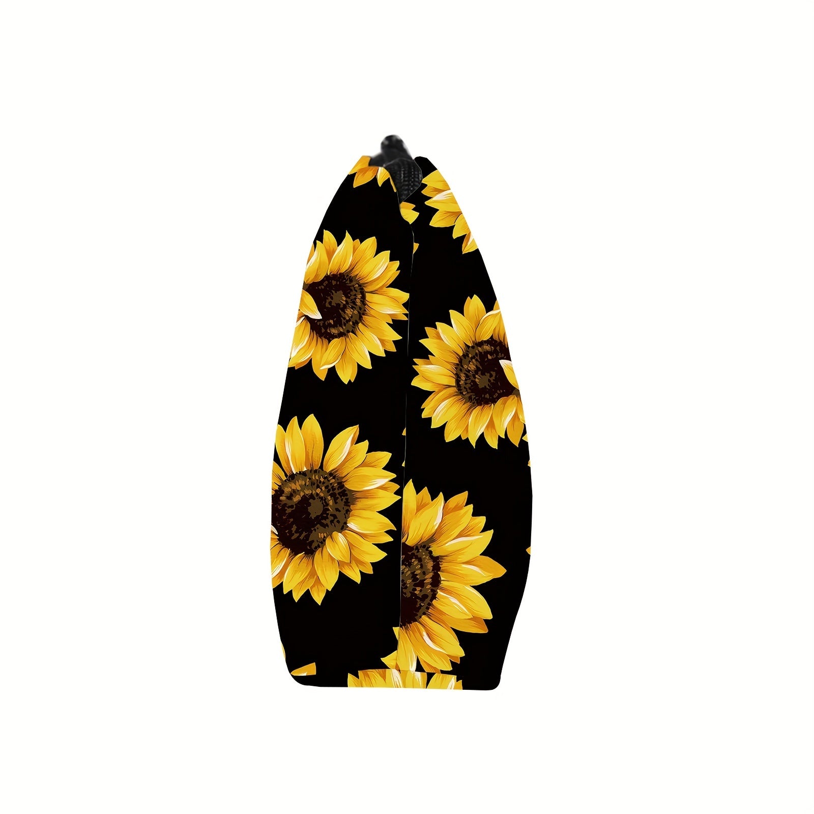 Sunflower Pattern Cosmetic Bag, Waterproof & Durable, Gift