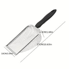 Stainless Steel Cat Litter Scoop Comfortable Handle